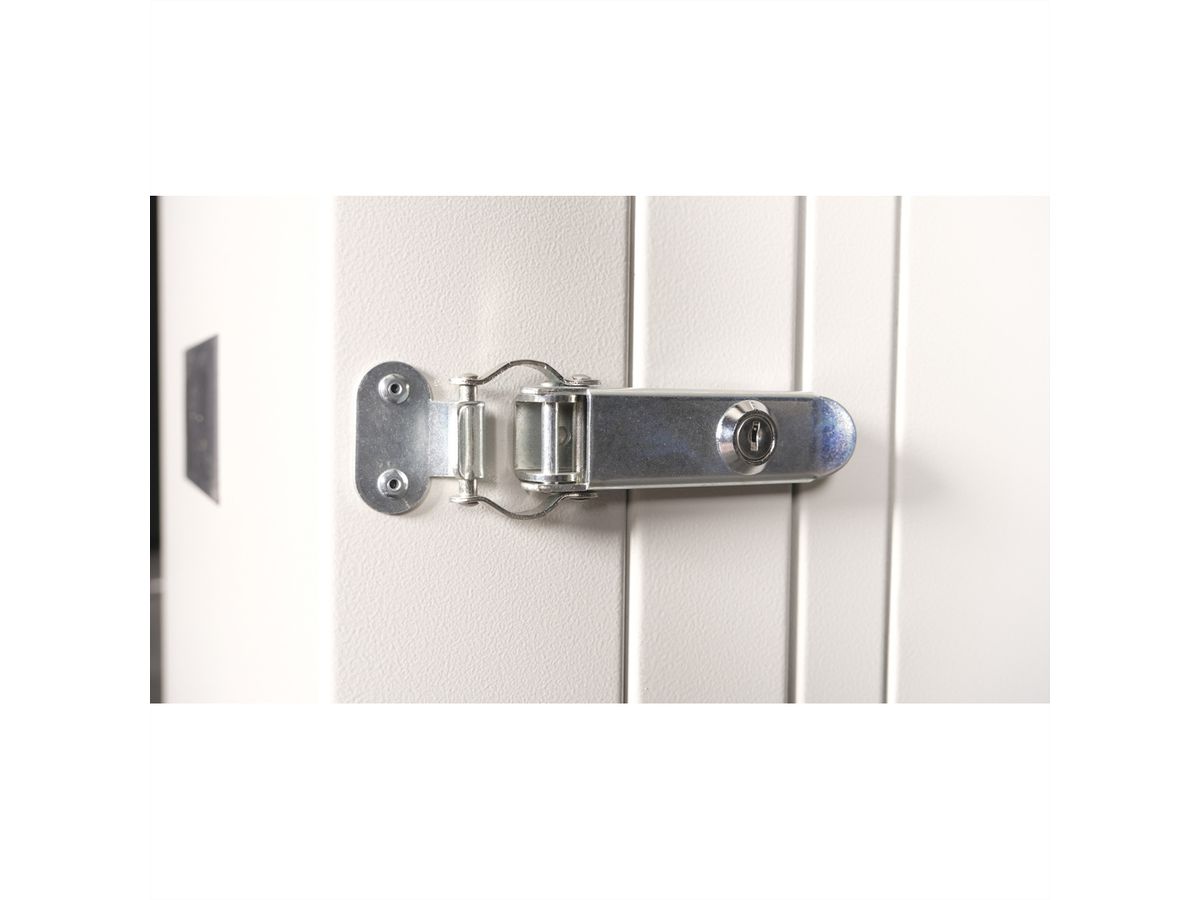 ROLINE 19-inch wall-mounted housing Pro 20 U, 600x600 WxD two-part swivelling grey