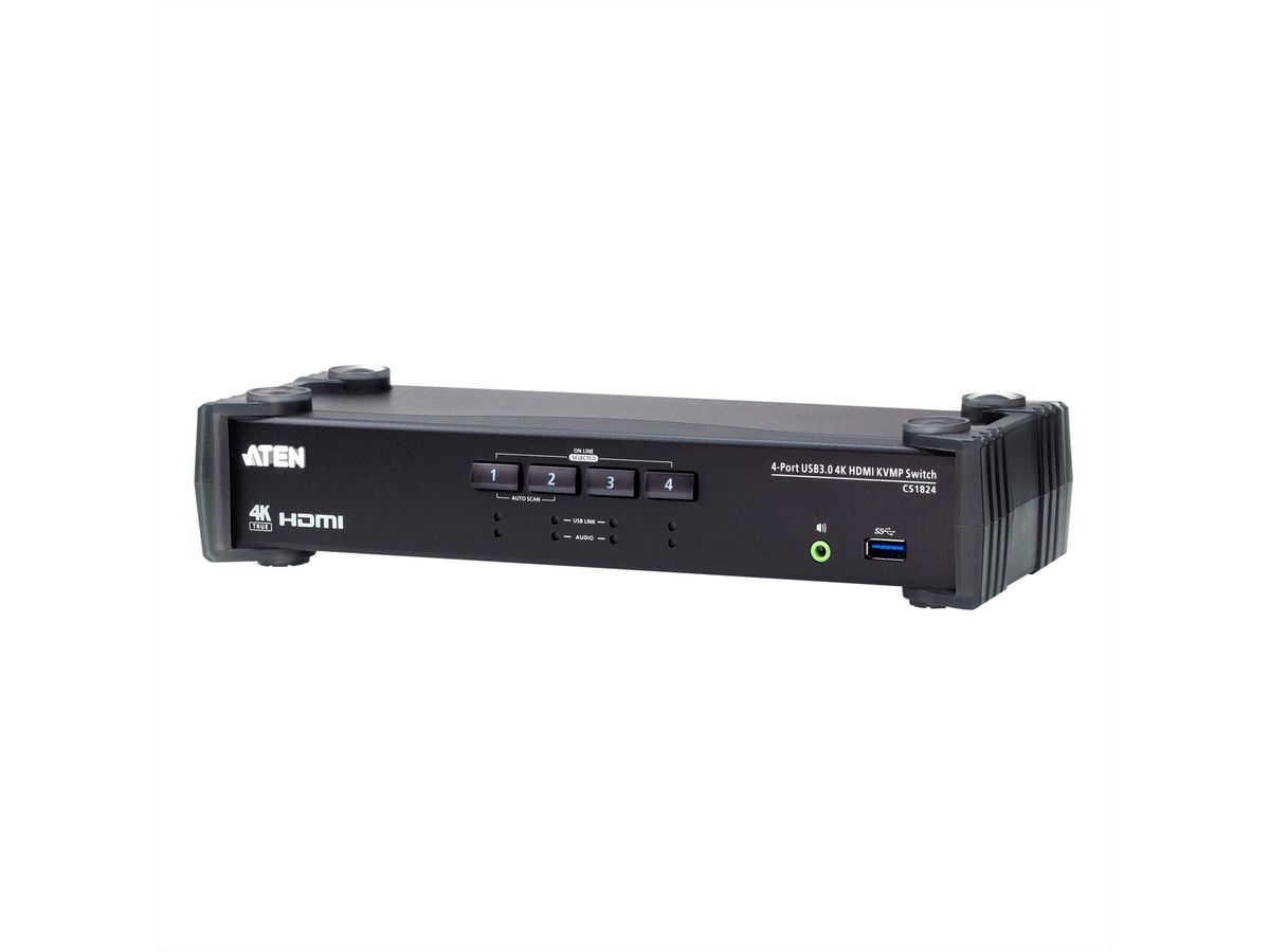 ATEN CS1824 4-poorts USB 3.0 HDMI KVM switch