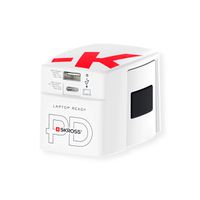Skross World USB Charger AC65PD with USB C cable, worldwide