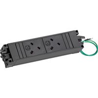 BACHMANN STEP BASE 2xUK 45° GST18 incl. earthing