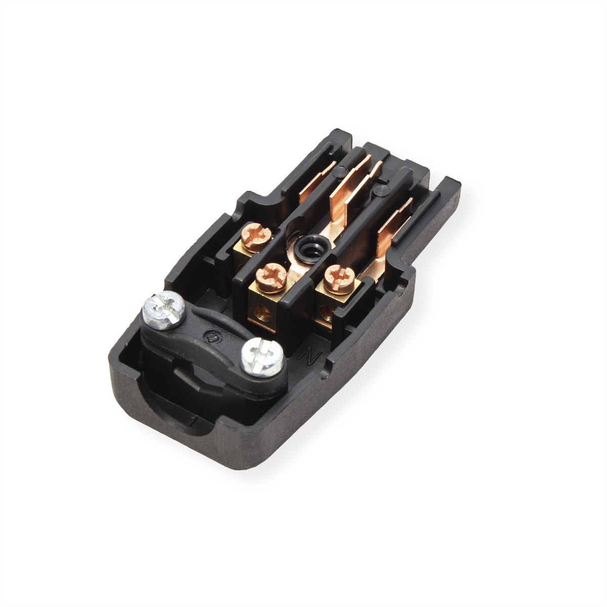 BACHMANN C15 connector voor warme apparaten Type 789 155°C, zwart