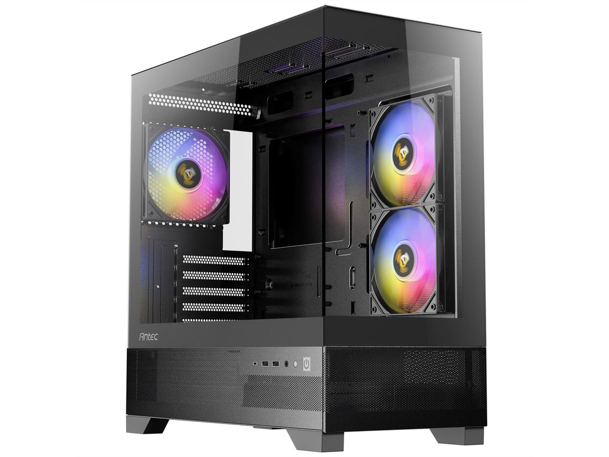 ANTEC CX500M ARGB PC Gehäuse Mini Tower Micro-ATX, schwarz
