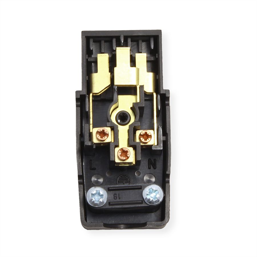 BACHMANN Apparaten stroom connector IEC320 C19 16A/250VAC, zwart