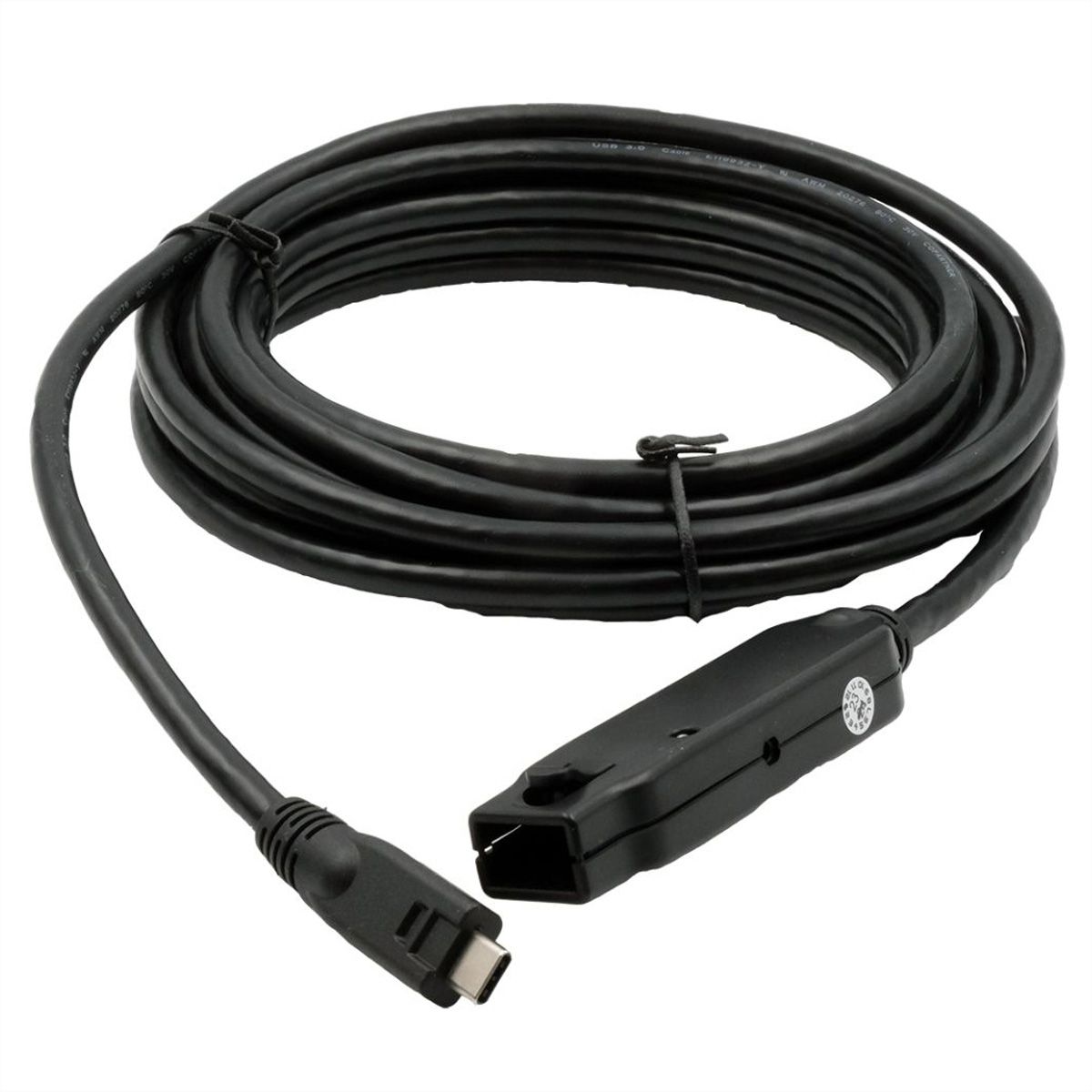 EXSYS EX-1408 USB 3.2 Gen 2x1 active extension cable, USB-C plug / USB-C socket, 5 m