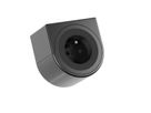 BACHMANN PIX HOLDER SINGLE, 1x UTE, CEE7/7, schwarz, 2 m