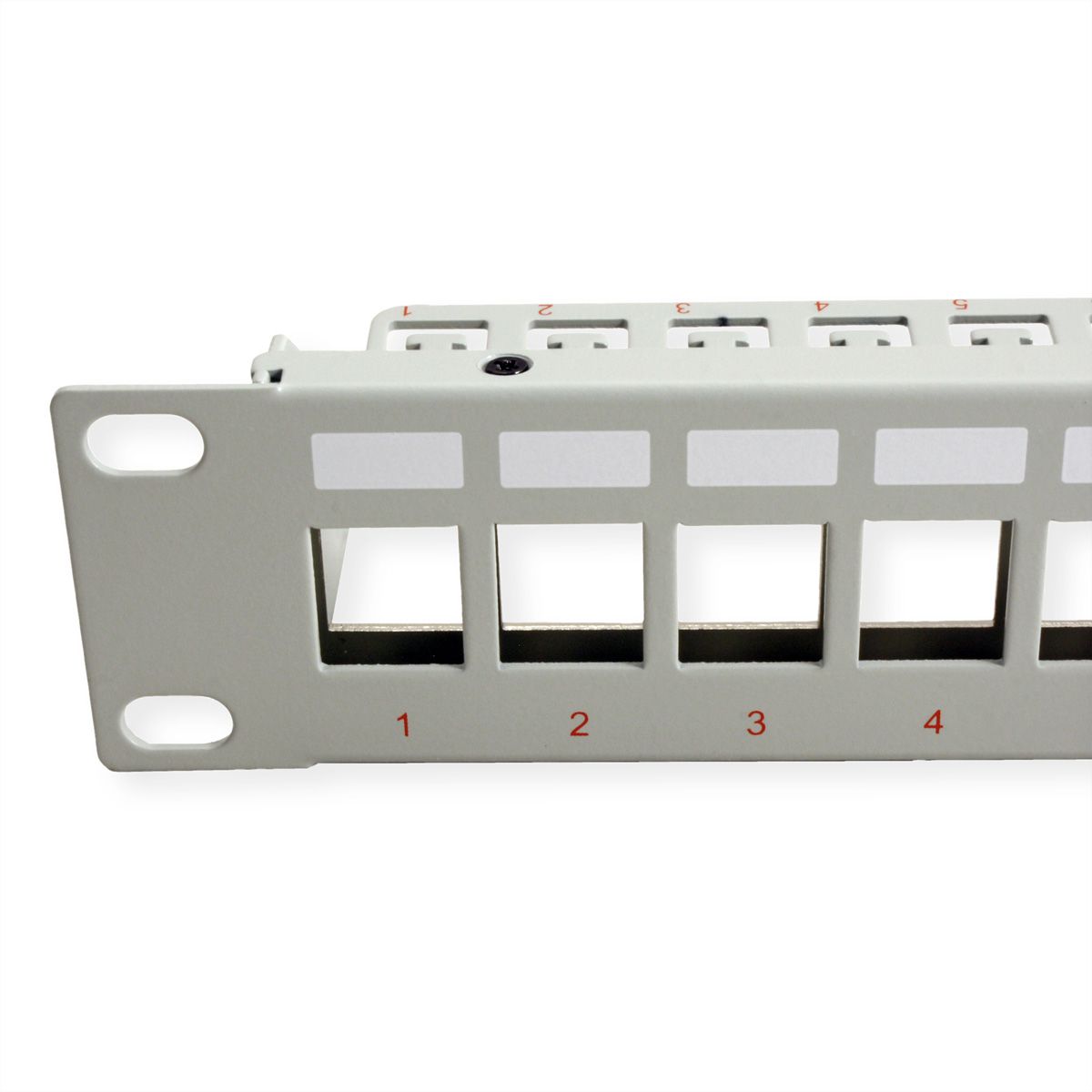 ROLINE Keystone 19'' Module frame, 24 Ports, shielded, grey