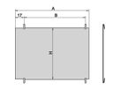 SCHROFF EuropacPRO Verdeelplaat, 6 HE, 220 mm