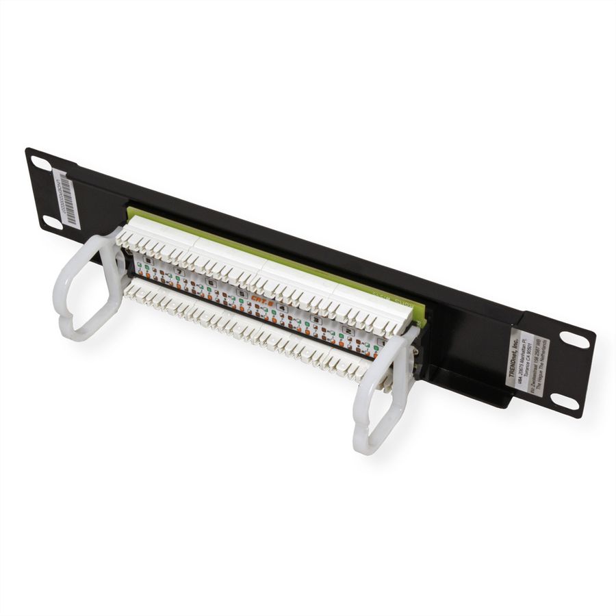 TRENDnet TC-P08C6 10" 8-Port Cat. 6 Unshielded Patch Panel