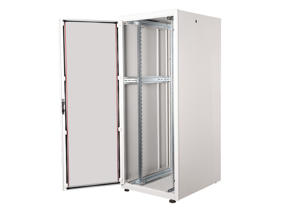 ROLINE 19-inch netwerkkast Basic 42 U, 800x1000 BxD Glazen deur grijs