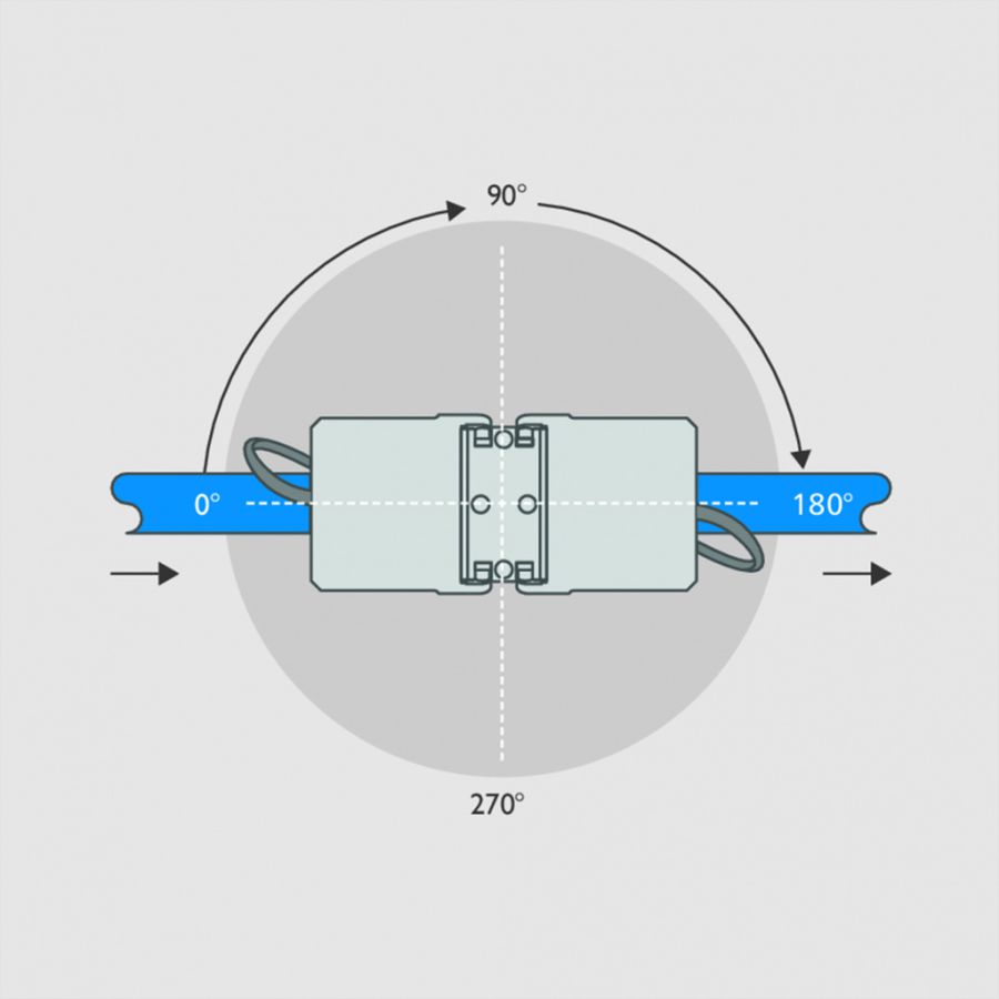 METZ CONNECT Kabelverbindingsstuk Klasse EA Cat.6A 180°