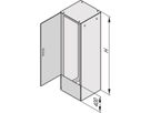 SCHROFF Varistar EMC aansluitplaat, IP55, inbouw, RAL 7021, 400H 800D
