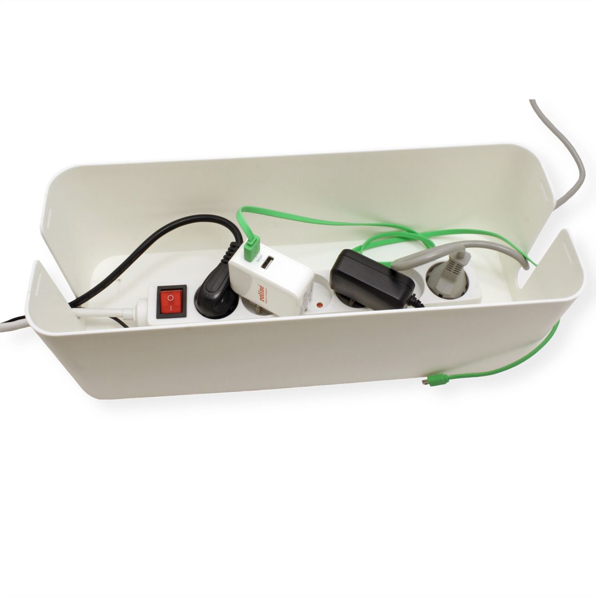 VALUE Cable Box, large, white