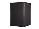 VALUE 19-Zoll Wandgehäuse 18HE, 600x600mm schwarz, Bausatz
