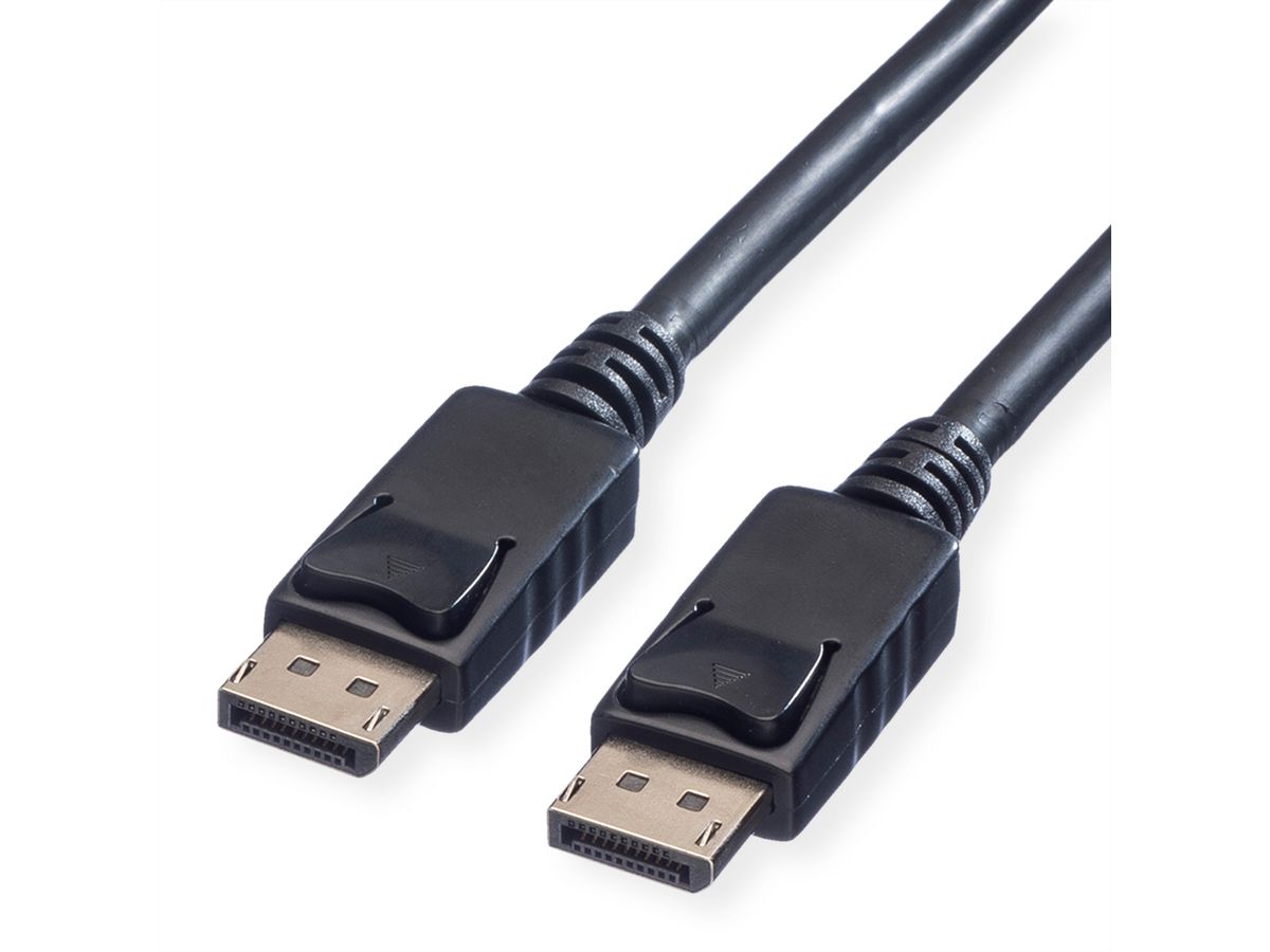 VALUE DisplayPort Cable, DP-DP, LSOH, M/M, zwart, 1 m