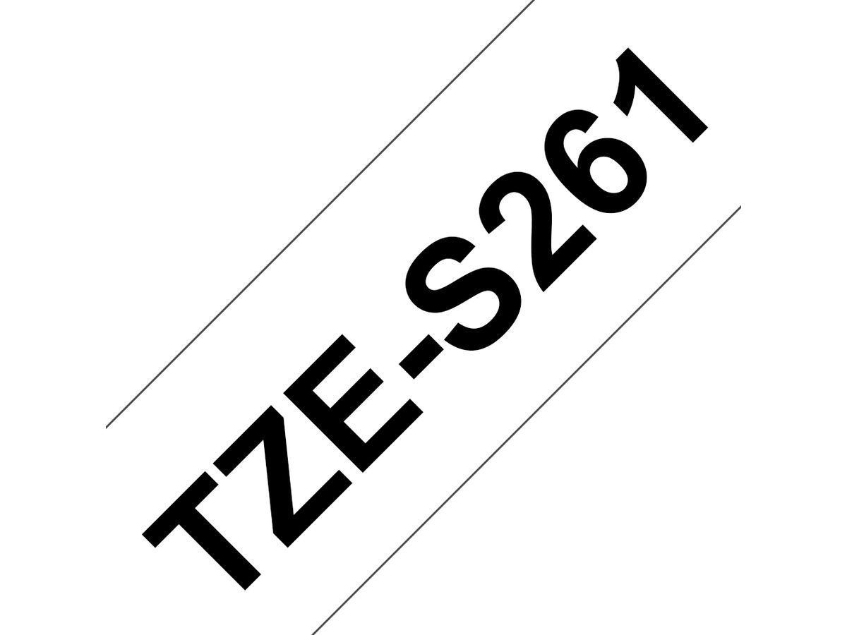 Brother TZE-S261 labelprinter-tape TZ