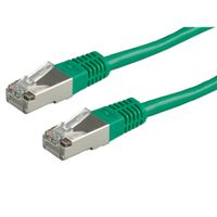 VALUE Patchkabel Cat.6 (Class E) S/FTP (PiMF), groen, 2 m