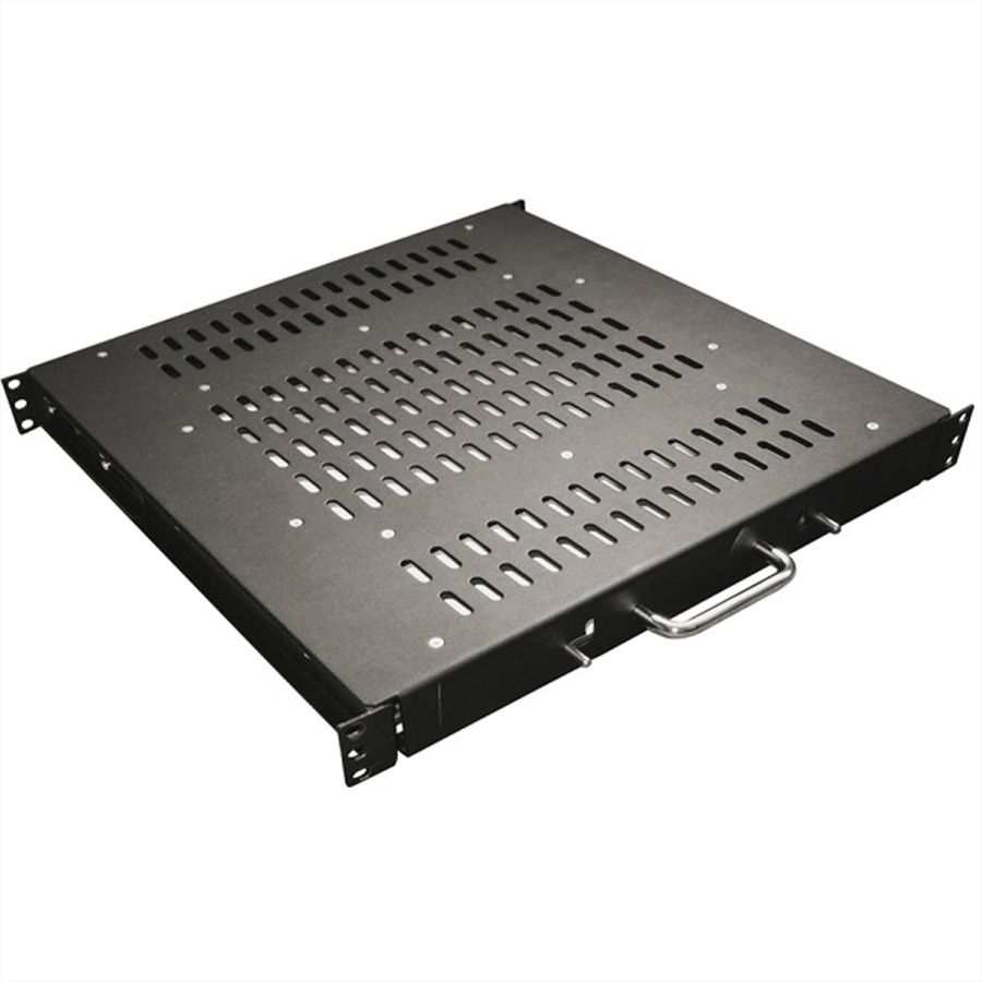 CONTEG 19"-Fachboden ausziehbar, 435 x 505 mm, 80kg