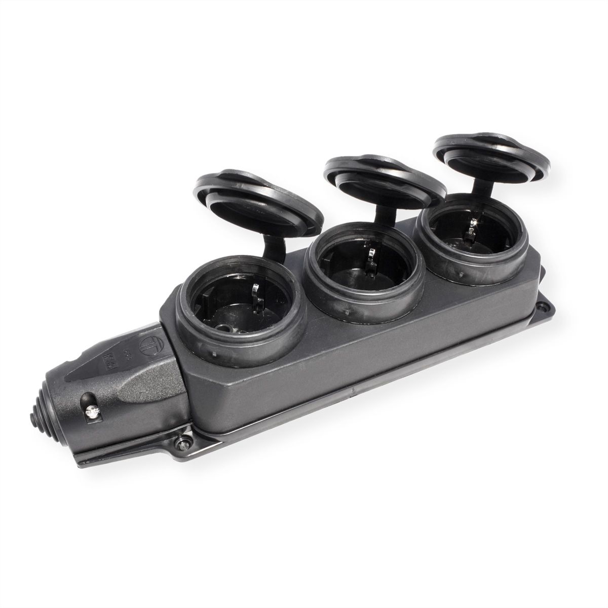 BACHMANN distributor socket outlet 3xCEE7/3, 3x earthing contact IP44