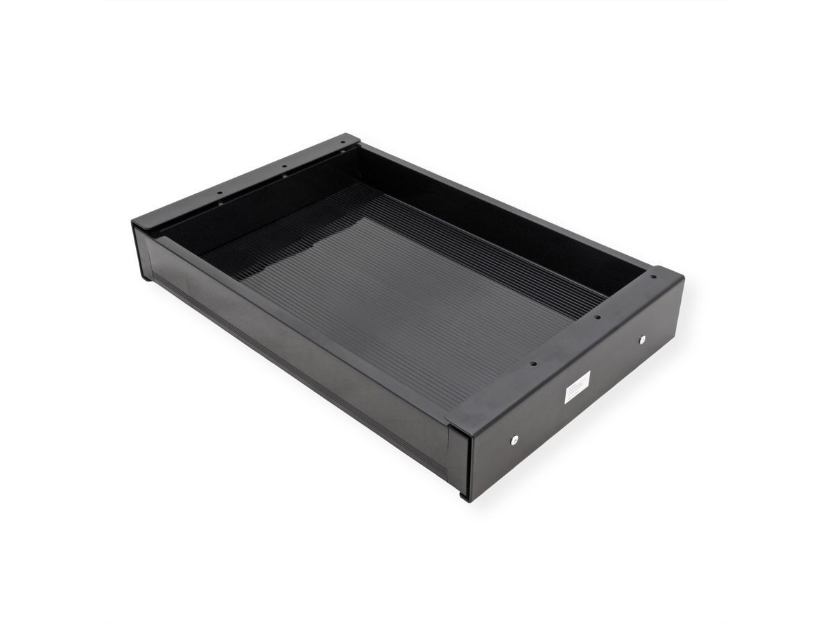 VALUE Ultra-Slim Underdesk Mount Storage Drawer, 420 mm width, black