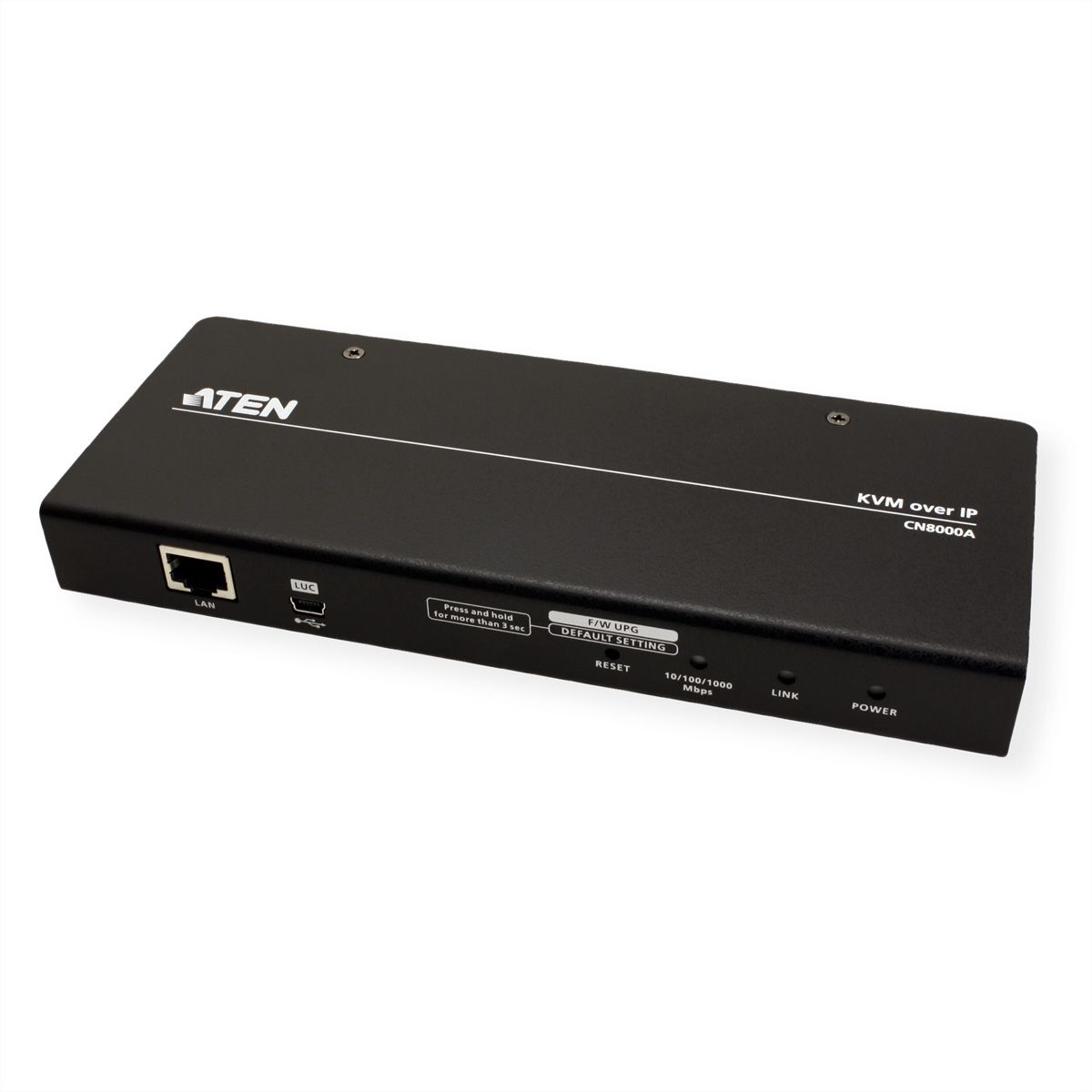 ATEN CN8000A KVM Over IP-besturingseenheid, met virtuele media interface