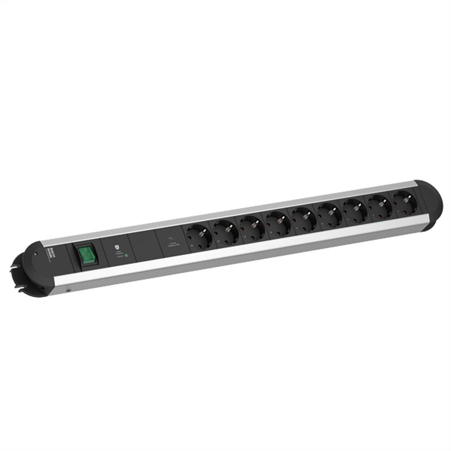 BACHMANN PRIMO 9xCEE7/3 1xGVS-Plus 1xswitch 2.0m CEE7/7