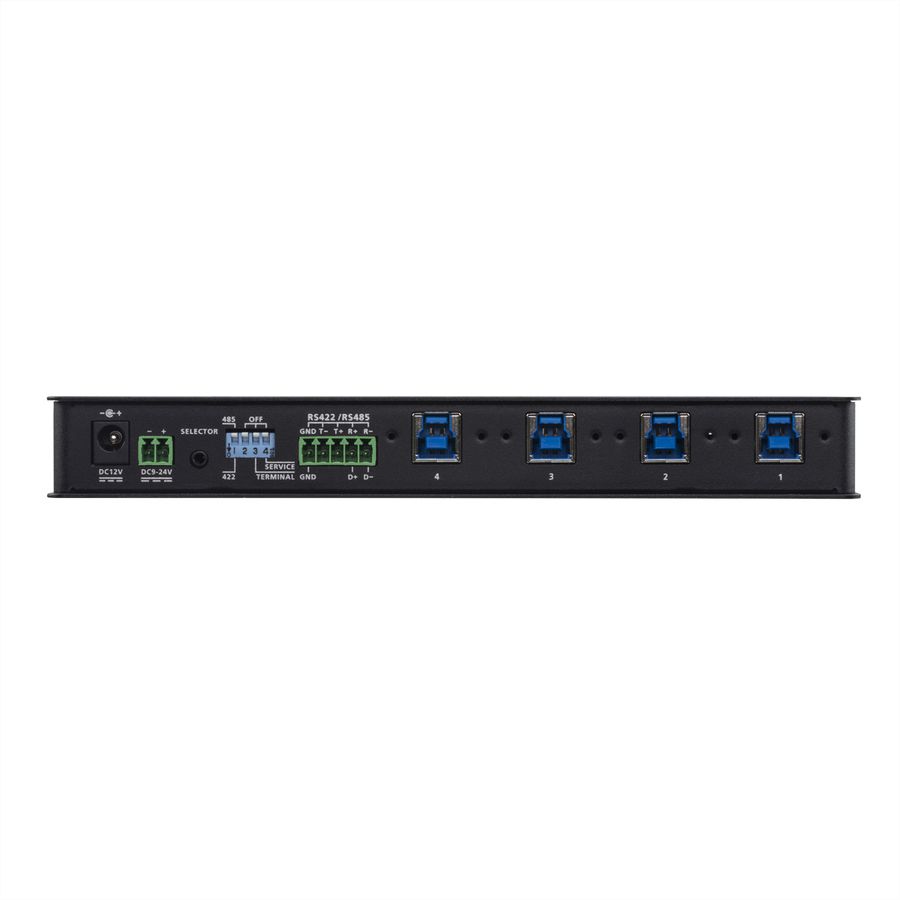 ATEN US3344i industriële hub switch 4x4 USB 3.1 Gen 1