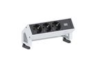BACHMANN DESK2 3xCEE7/3 power 0.2m, GST18 incl. 375,000 RAL9010, white