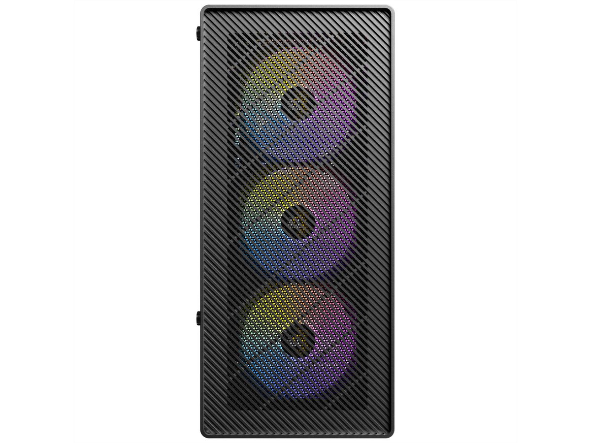 ANTEC AX26 RGB Elite PC case Midi Tower Gaming ATX, black