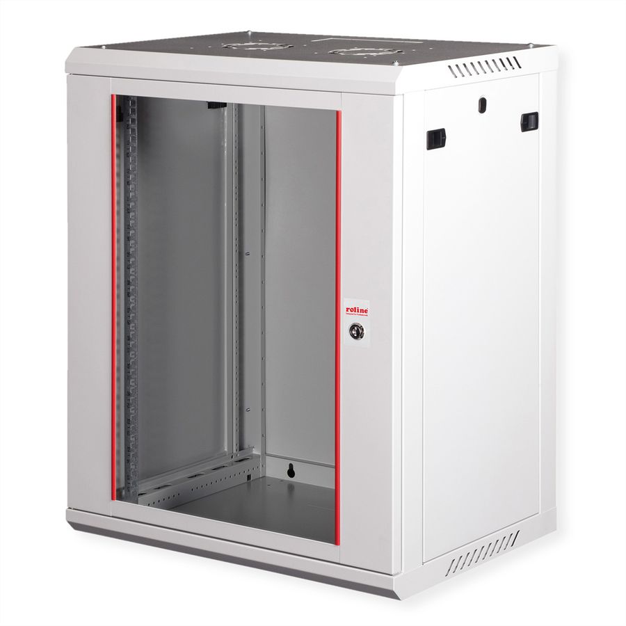 ROLINE 19" Wall Cabinet Basic Plus 18U, 600x450 BxT grey