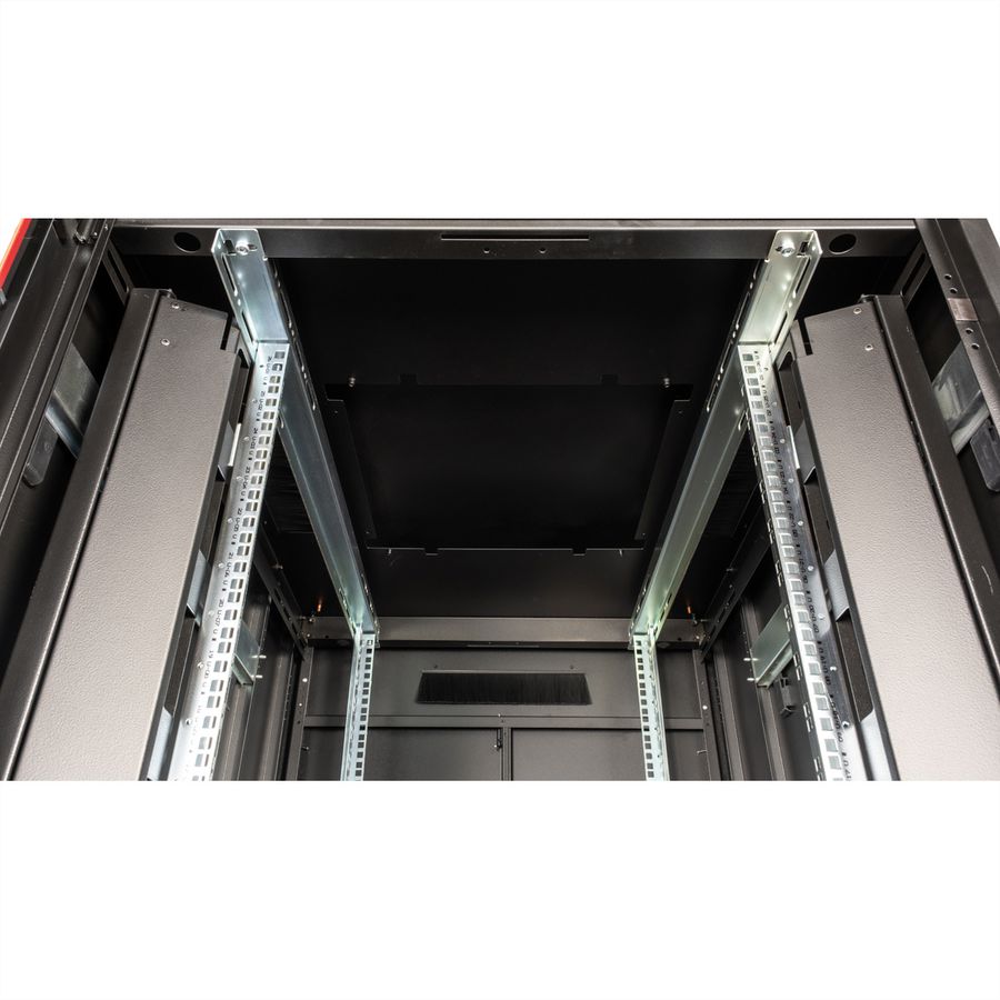 ROLINE 19-inch netwerkkast Pro 26 U, 800x1000 BxD Glazen deur zwart
