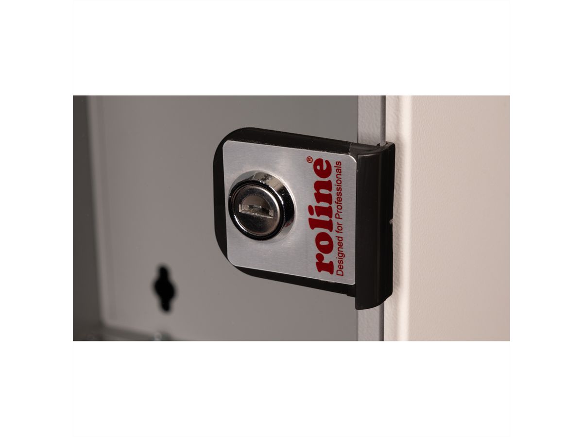 ROLINE 10-inch wandbehuizing 9 U, 312x300 BxD grijs