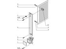 SCHROFF Insteekset met afzuiggreep type 2, niet afgeschermd, grijs, 3 HE, 4 HE