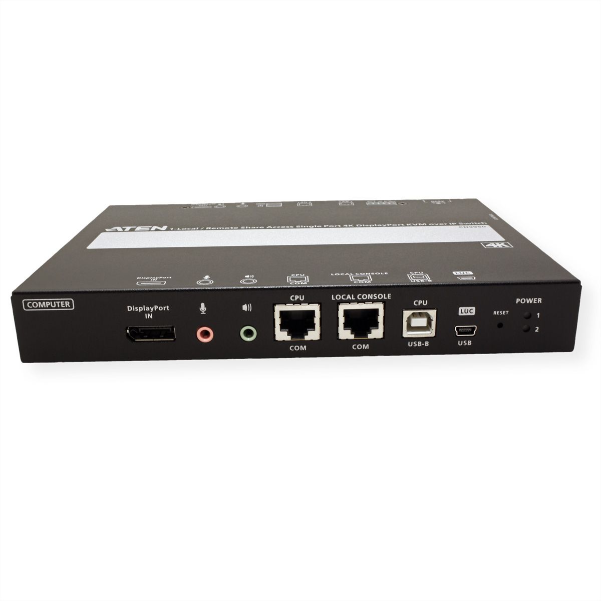 ATEN CN9950 1-Lokaal-Remote Share Access Single Port 4K DisplayPort KVM over IP Switch