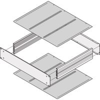SCHROFF MultipacPRO Cover Plate for Euroboards Horizontal Mounting, 280 mm