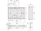 SCHROFF Drive Unit HD 1 x 3.5", Mounting Support, 3 U, Vertical, Screwed Version