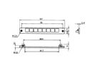 SCHROFF montageframe voor montagevlak 1