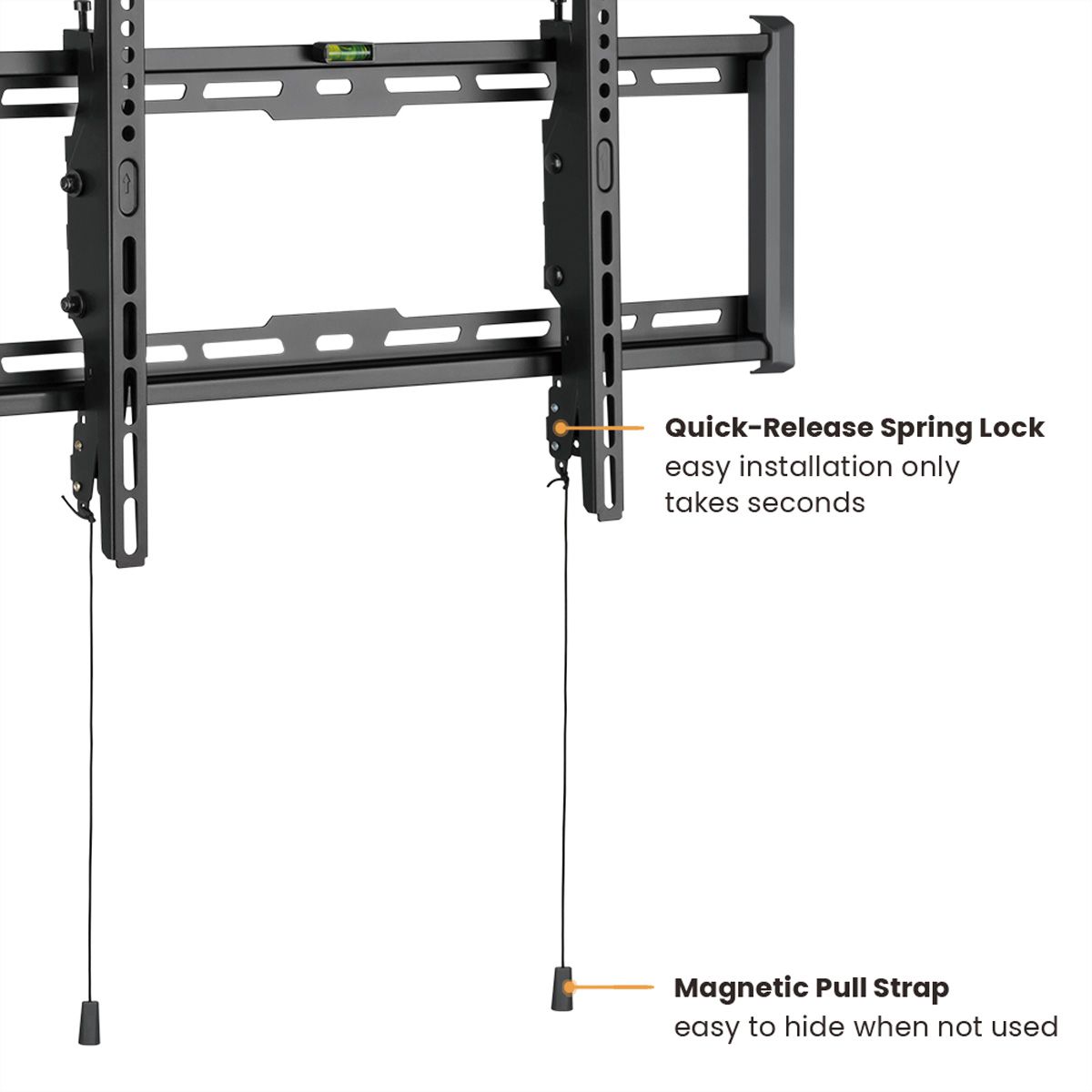 VALUE TV Wall Mount, 47mm Wall Distance, < 75kg, VESA 600x400, tiltable