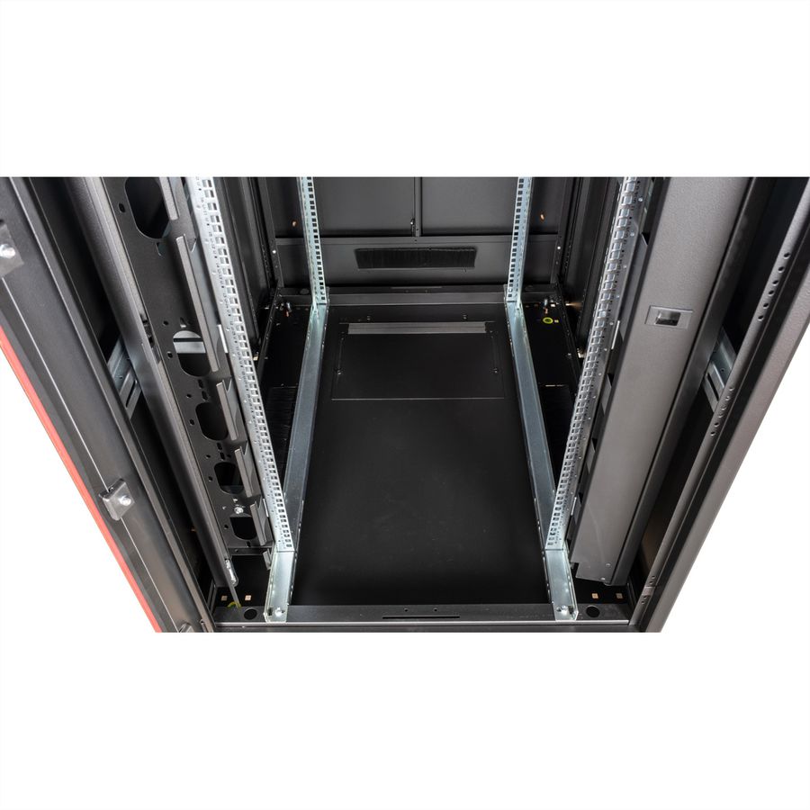 ROLINE 19-inch netwerkkast Pro 26 U, 800x1000 BxD Glazen deur zwart