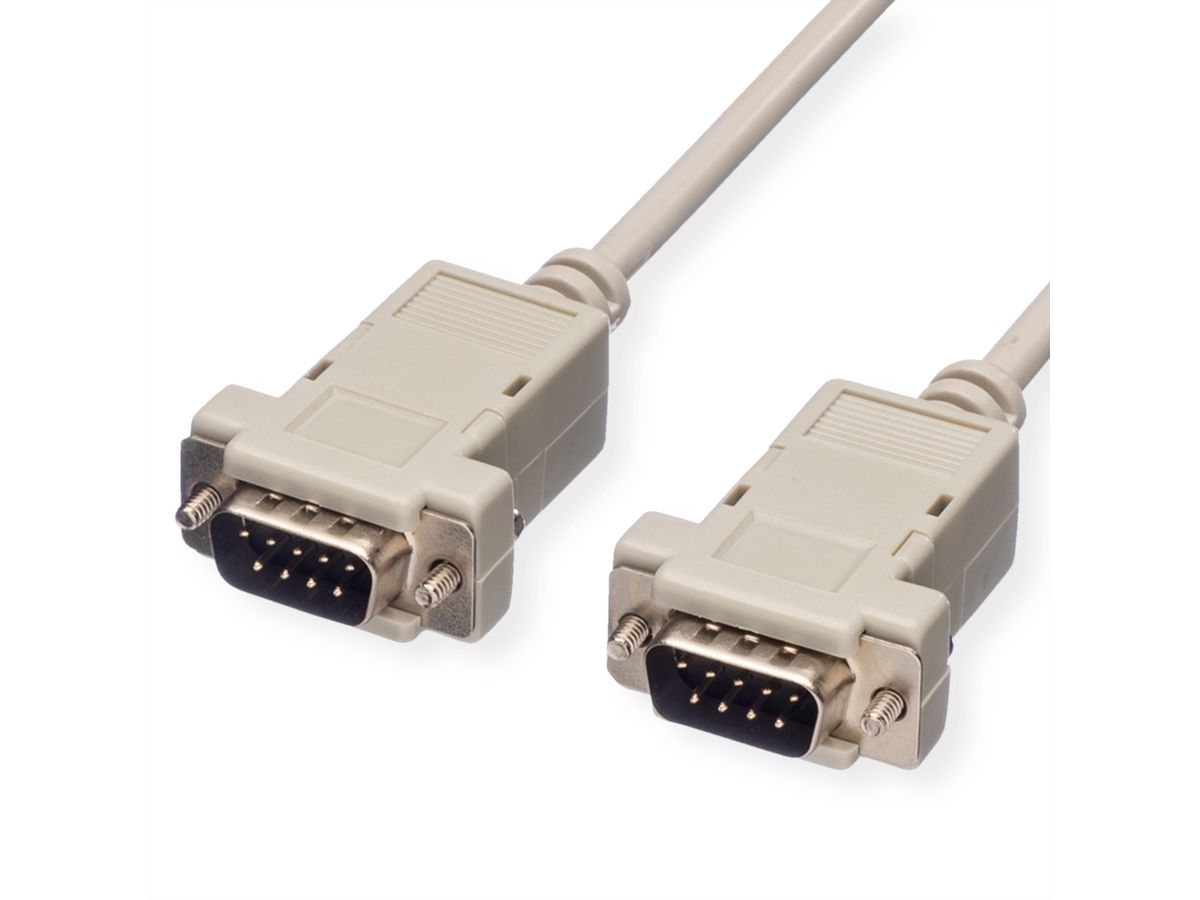 VALUE D-SUB9 kabel RS232 M/M, 1,8 m