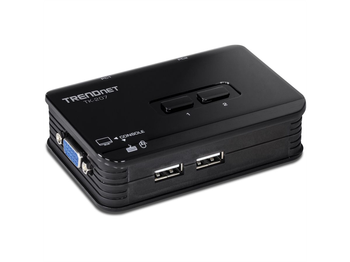 TRENDnet 2-Port USB KVM Switch