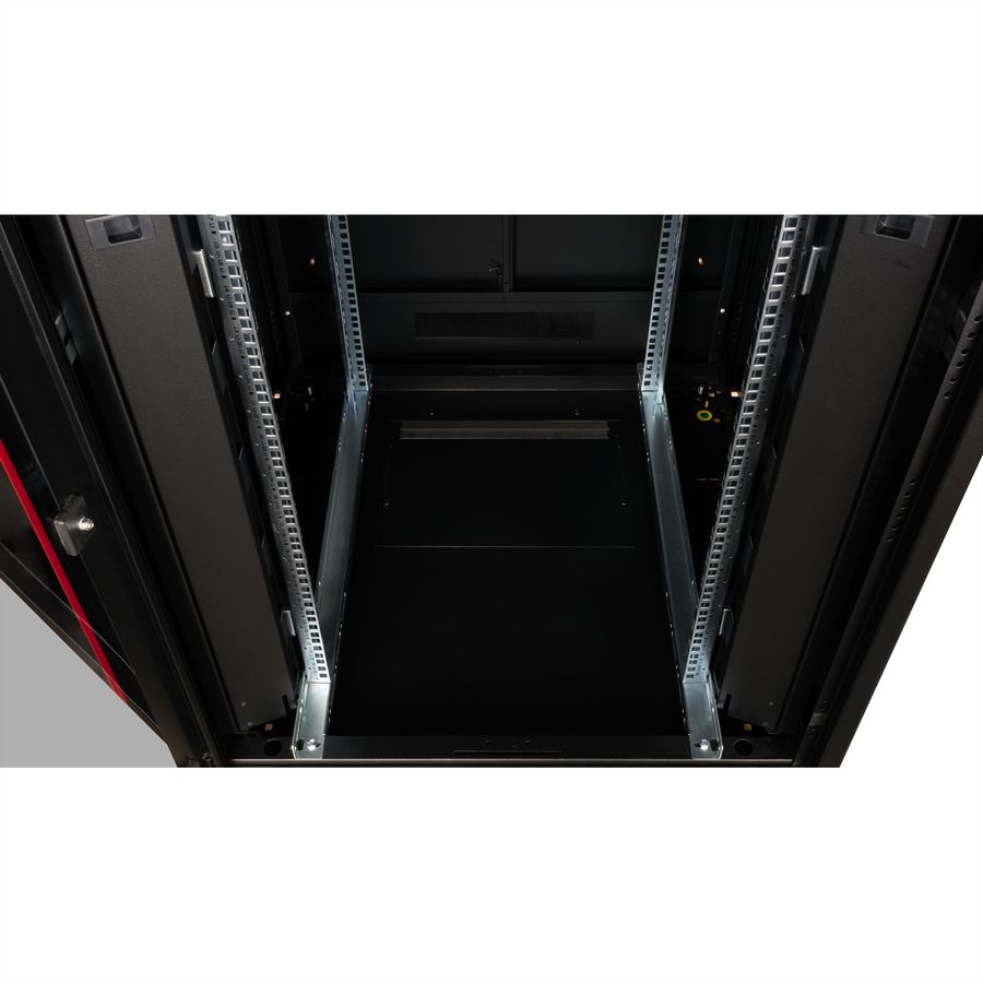 ROLINE 19-inch netwerkkast Pro 32 U , 800x800 BxD Glazen deur zwart