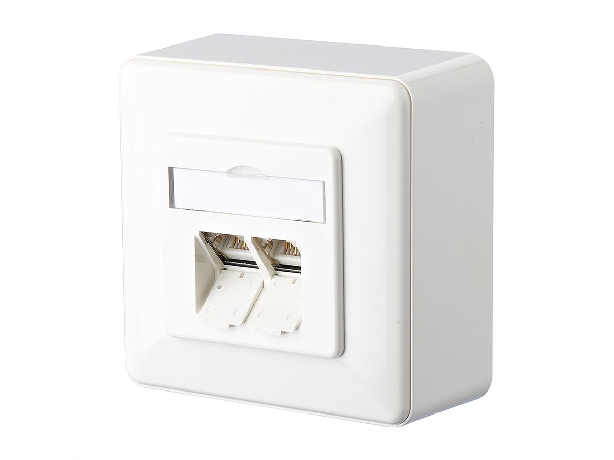 METZ CONNECT E-DAT C6 2 port AP, pure white