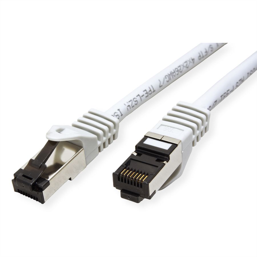 VALUE S/FTP Patch Cord Cat.8 (Class I), stranded, LSOH, PoE, grey, 1 m