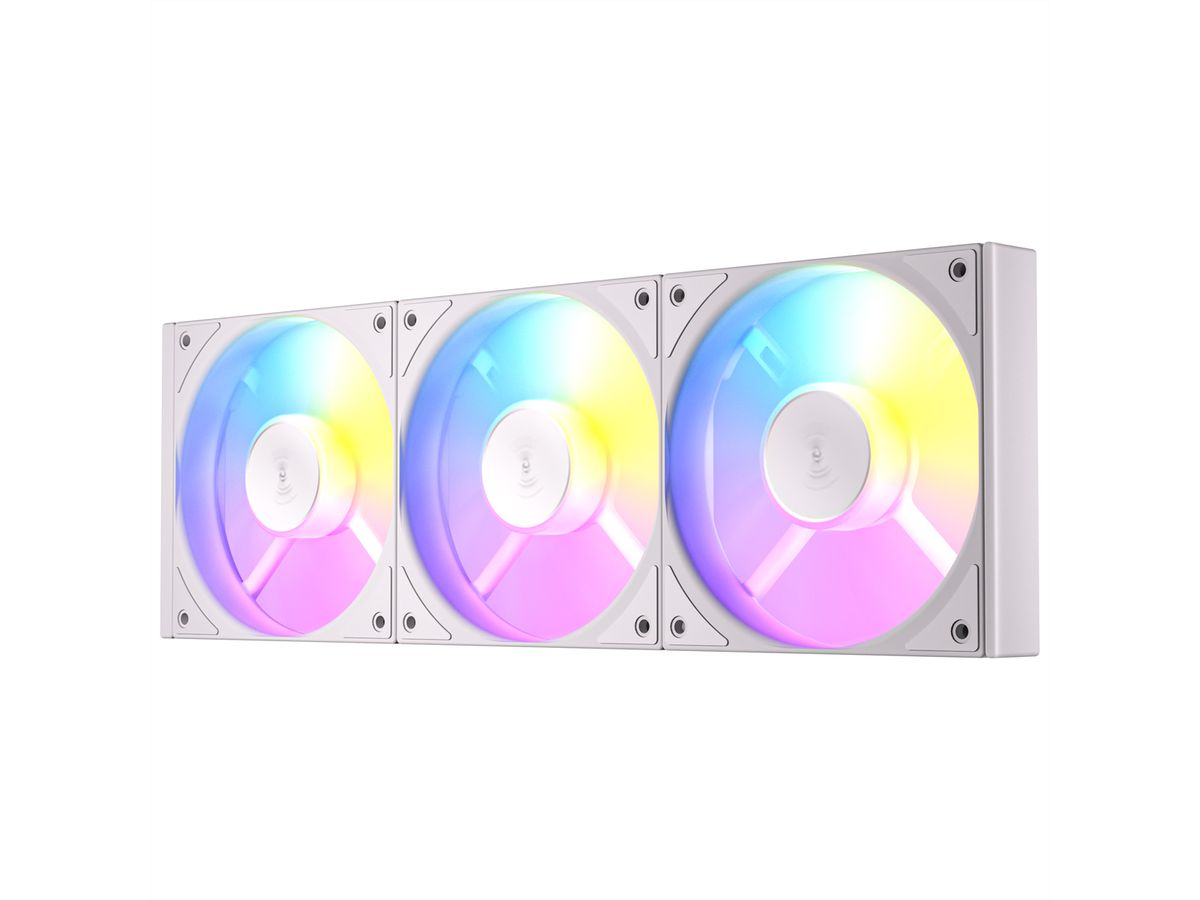 ANTEC C120 ARGB Fan PC Case Fan 120mm 3-In-1-Pack, white