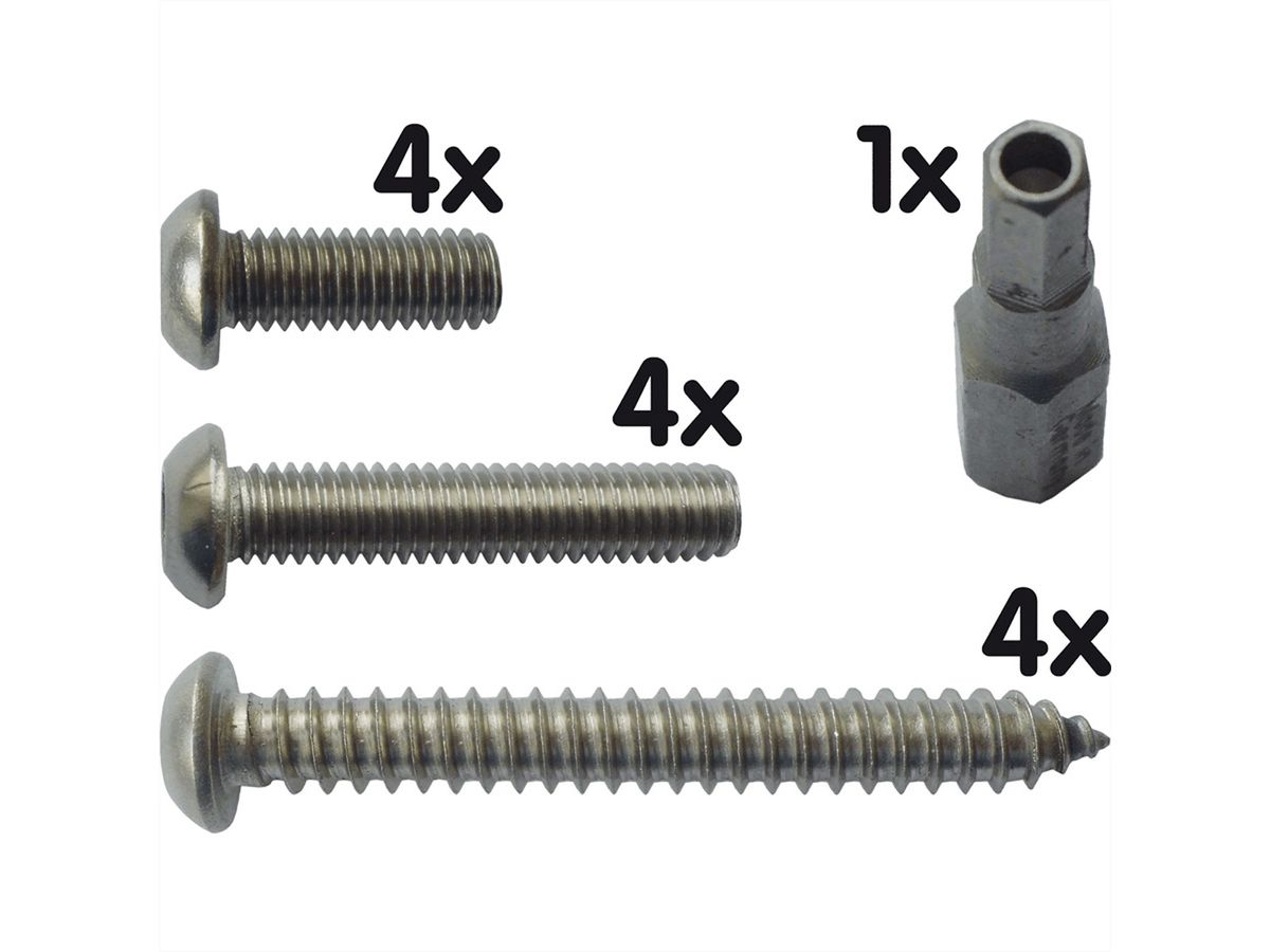 MOBOTIX veiligheidsschroevenset voor M1x (MX-OPT-SEC-SCREWS-SET)