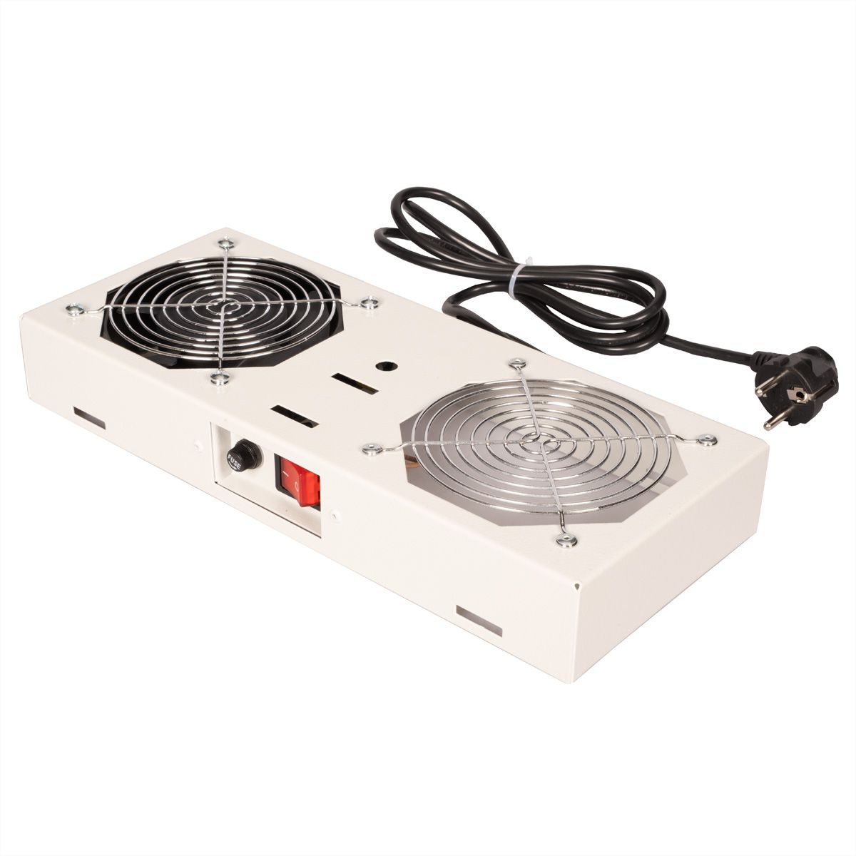 ROLINE ventilatoreenheid met 1 ventilator , voor 19 inch wandbehuizing grijs