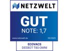 Ecovacs Saugroboter T80 Omni, Deebot, schwarz