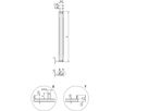 SCHROFF Frontpaneel, U-profiel, Refrofit afscherming, 6 HE, 2 HE, 2,5 mm, Al, voorzijde geanodiseerd, achterzijde geleidend