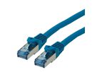 ROLINE S/FTP Patch Cord Cat.6A, Component Level, LSOH, blue, 1 m