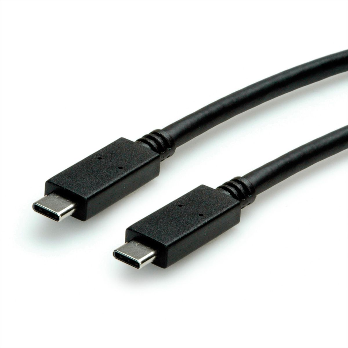 STANDAARD USB 3.2 Gen 2-kabel, Emark, C-C, M/M, 10Gbit/s, 100W, zwart, 0,5 m